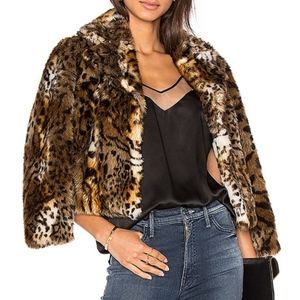 MOTHER Faux Fur Jacket